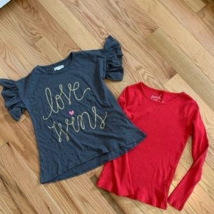 2-pack of tshirts for kids ❤️ LOVE WINS!